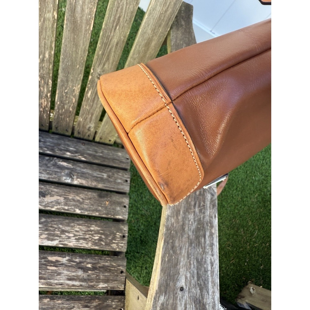Dooney & Bourke Wexford Smooth Leather Crossbody Natural J - Picture 8 of 11